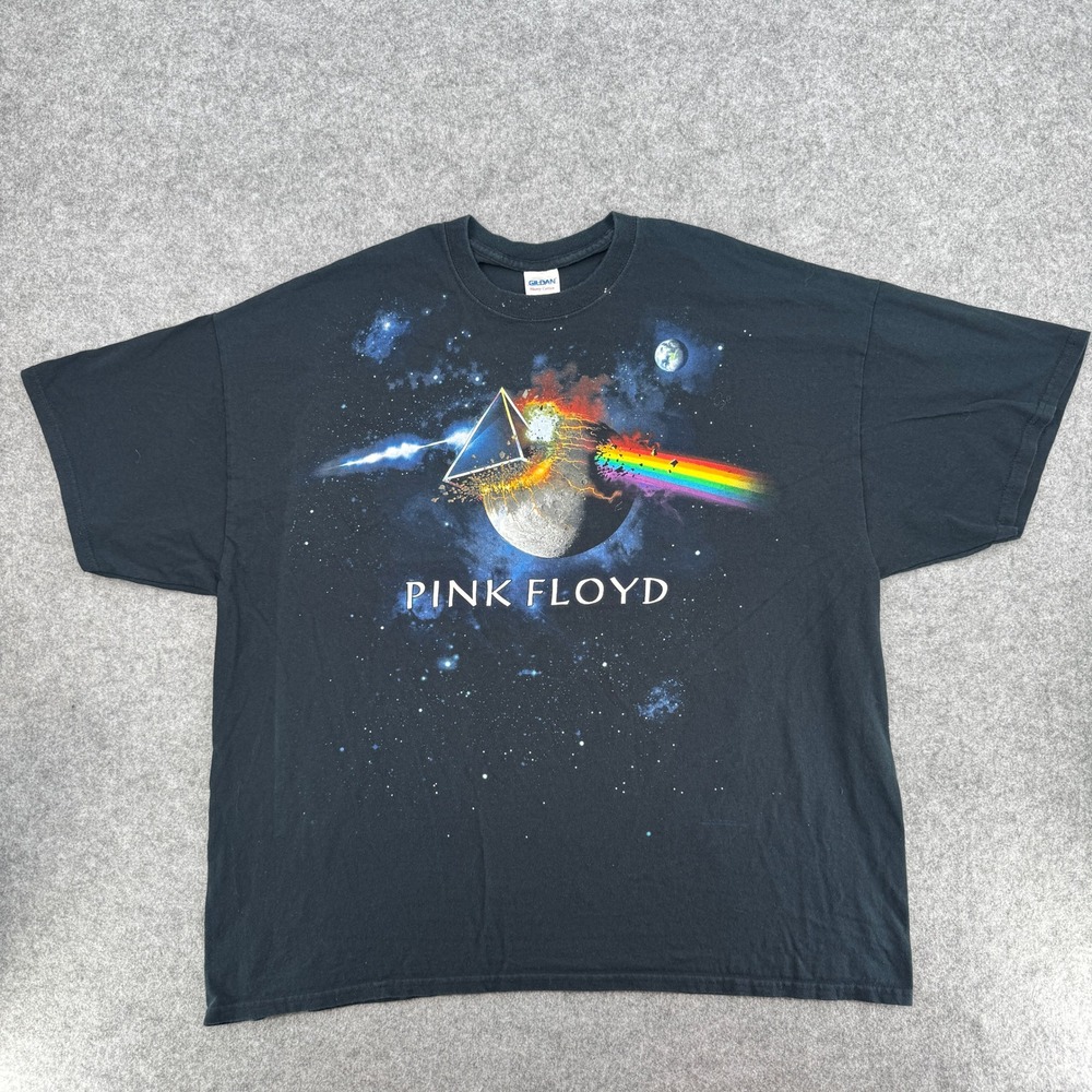Pink Floyd Dark Side of the Moon Black Graphic Mens 2XL